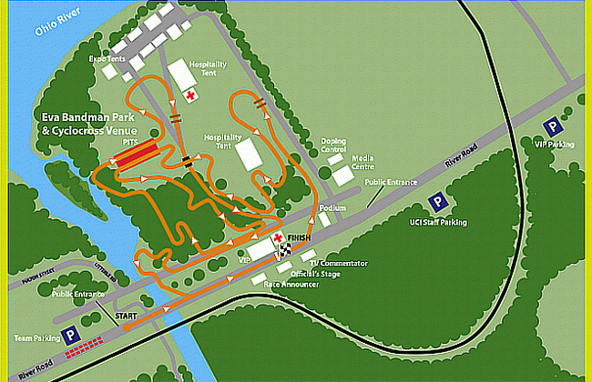 The new and improved course at Derby City.