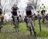 Katie Compton, shown here last week at Vlaamse Druivenveldrit, has been on a long European winning streak © Bart Hazen