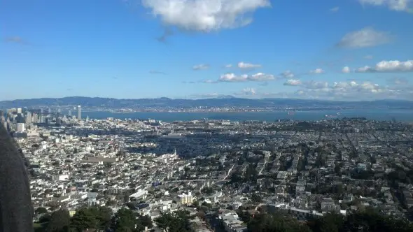 View from Twin Peaks. © Molly Hurford