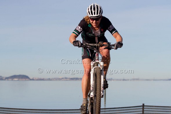 Kristen Drumm Pedals a few more Miles to Win Women A. © Tim Westmore
