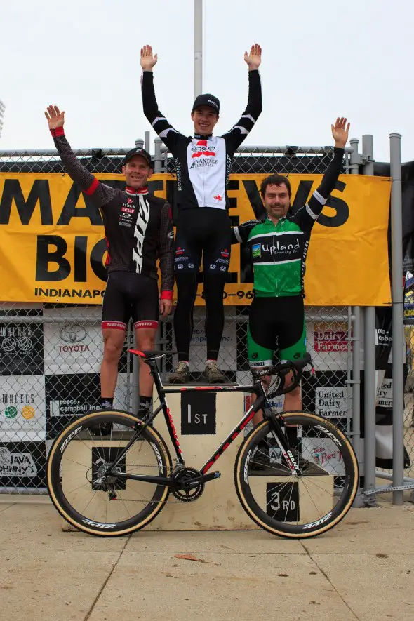 OVCX Finale Men's Elite Podium. © Kent Baumgardt