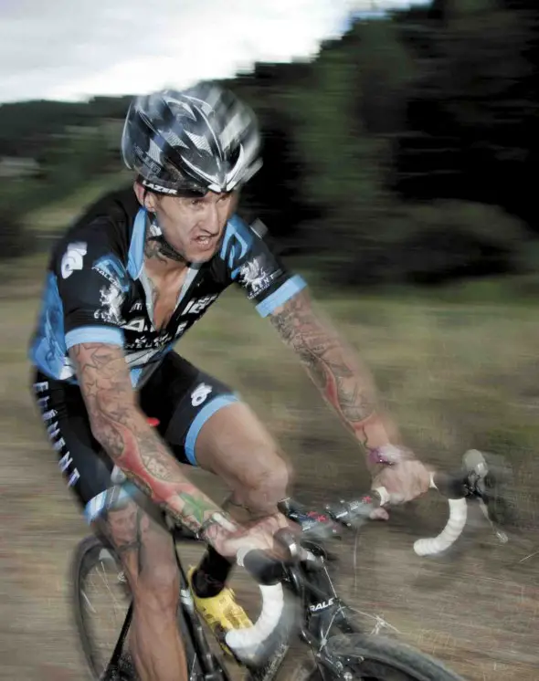 unveiling the raleigh - clement colors during a 4th place ride at the 2012 Raleigh Midsummer Night Cyclocross Race in Park City. © Andrew Yee