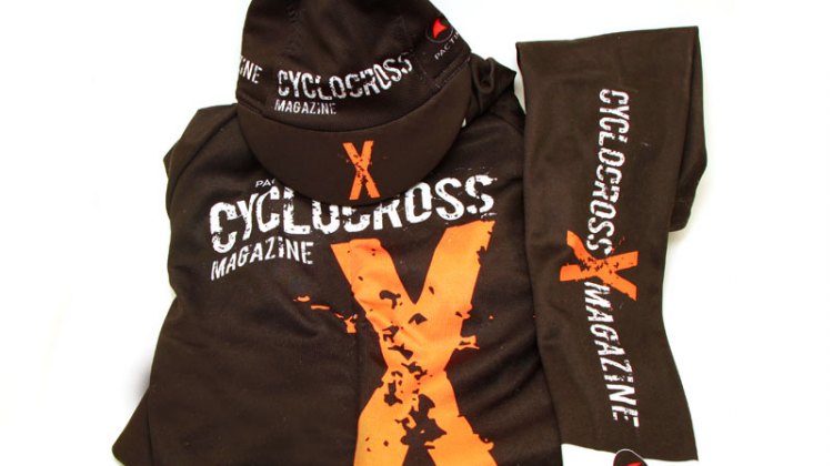 The CXM jersey, hat and armwarmers. © Cyclocross Magazine