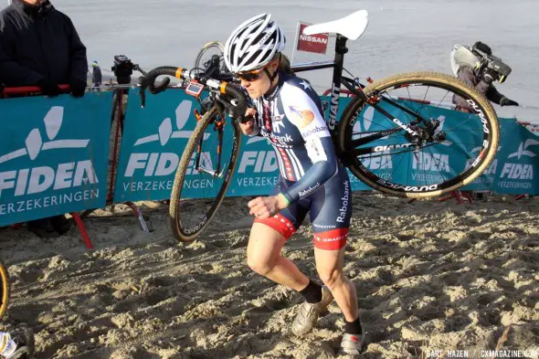 Katie Compton took wins both days at Scheldecross and Vlaamse Druivenveldrit last year © Bart Hazen