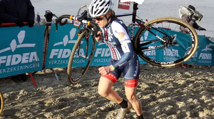 Katie Compton took wins both days at Scheldecross and Vlaamse Druivenveldrit last year © Bart Hazen