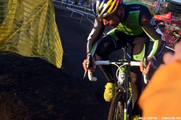 Tim Johnson had the ride of the season at USGP Deschutes Brewery Day 2. © Cyclocross Magazine