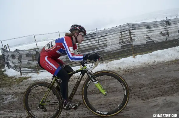 Emma White was dominant in her defense of her 15-16 National Championship. © Cyclocross Magazine