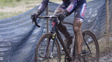 Henry Kramer of Cal Giant gets the big title that has eluded him for years. 2013 Cyclocross World Championships - Masters Men 55-59. © Cyclocross Magazine