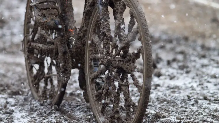 Racers faced power-sucking conditions today © Cyclocross Magazine