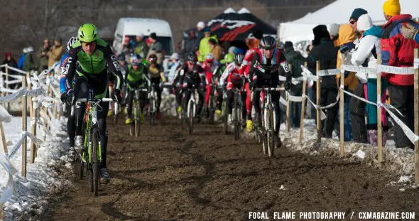 Trebon led Summerhill and the rest of the field through the first dirt sections, but Summerhill soon took over. © Focal Flame Photography Trebon led Summerhill and the rest of the field through the first dirt sections, but Summerhill soon took over. © Focal Flame Photography