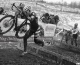 Russel Stevenson wins his first title with a Masters 35-39 win. 2013 Cyclocross Nationals.© Cyclocross Magazine