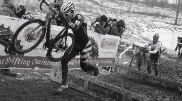 Russel Stevenson wins his first title with a Masters 35-39 win. 2013 Cyclocross Nationals.© Cyclocross Magazine
