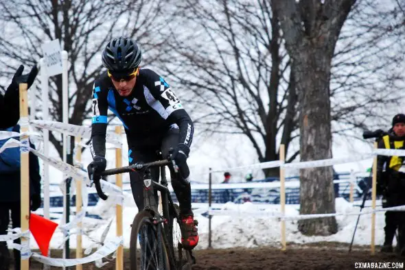 Matt Schriver worked his way through the field to take the Men 30-34 National Title © Cyclocross Magazine Matt Schriver worked his way through the field to take the Men 30-34 National Title © Cyclocross Magazine