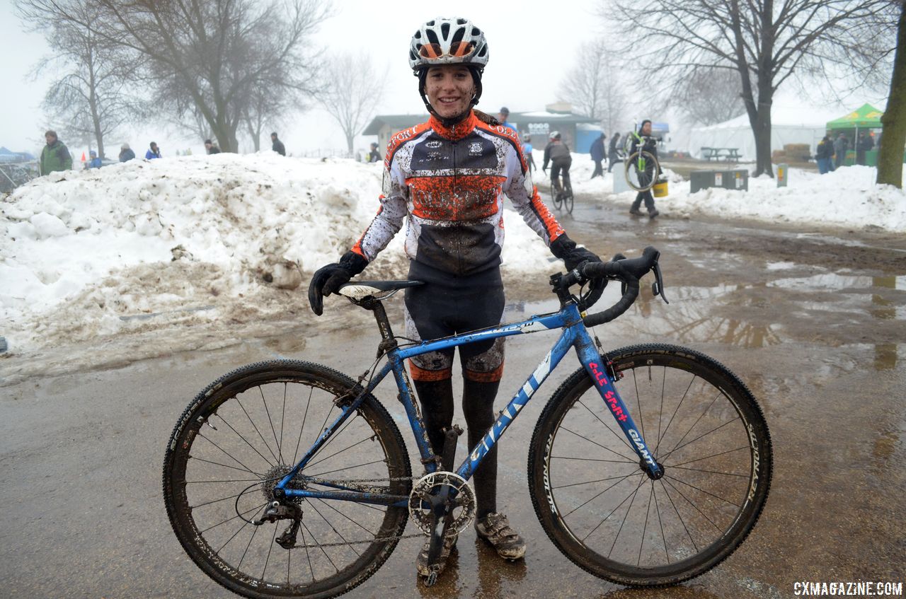 Katie Clouse won her first Cyclocross National Championship in Wisconsin in 2013. 2013 Junior 10-12 National Championships © Cyclocross Magazine