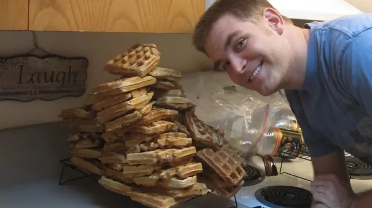 Waffles. Lots of waffles.