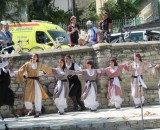 Dancing and bikes combined in Pano Lefkara. © Abdo Semaan Nader