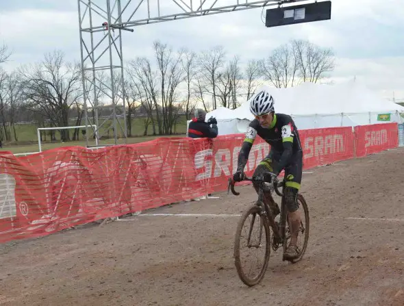 A tired Laird taking the win. © Cyclocross Magazine