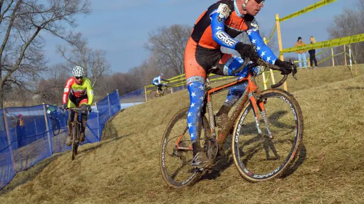 Page in his DIY National Champion kit at Kings CX. © Cyclocross Magazine