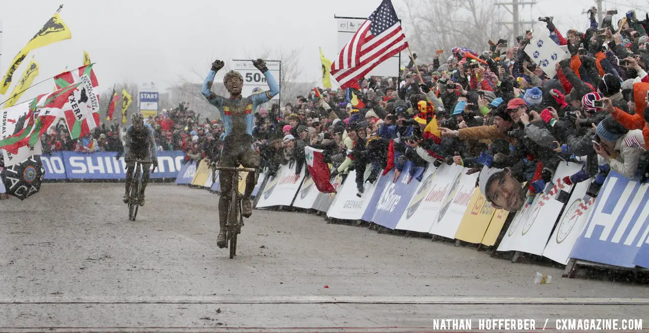 The 2013 Louisville World Championships were a special event for U.S. cyclocross © Nathan Hofferber