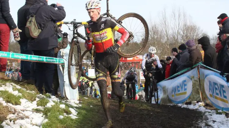 Klaas Vantornout, shown here at Hoogstraten, rode perfectly today for the win at Middelkerke © Bart Hazen