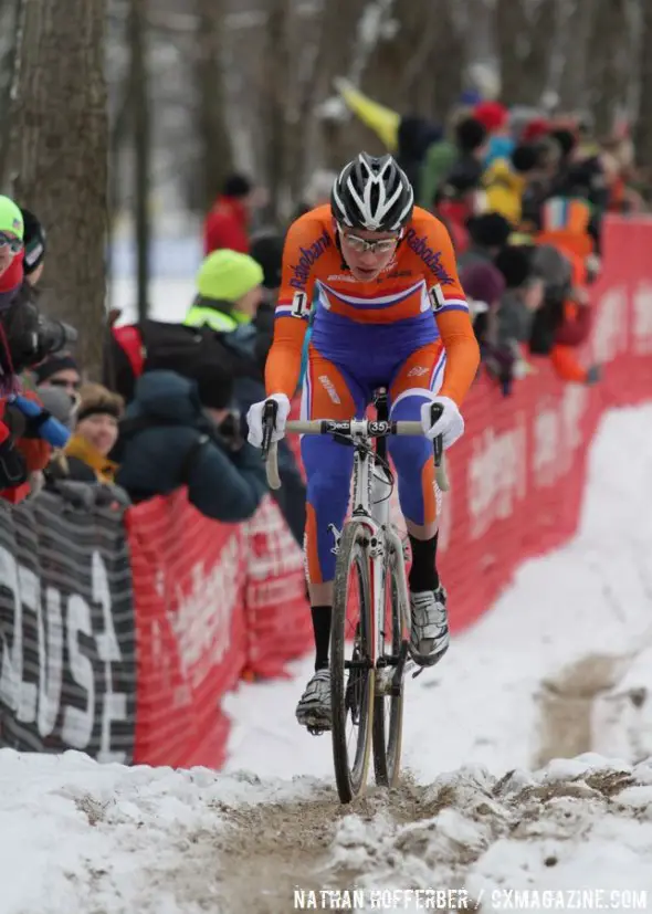 Mathieu van der Poel was uncontested start to finish © Nathan Hofferber