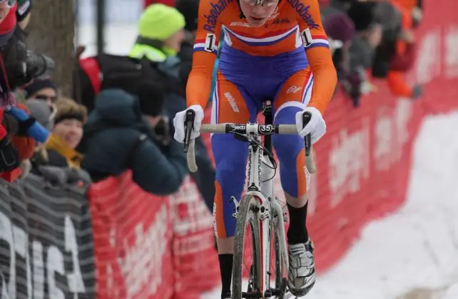 Mathieu van der Poel was uncontested start to finish © Nathan Hofferber