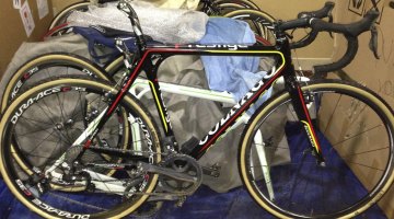 2013 World Championship-winning Sven Nys' Colnago Cross Prestige. © Cyclocross Magazine