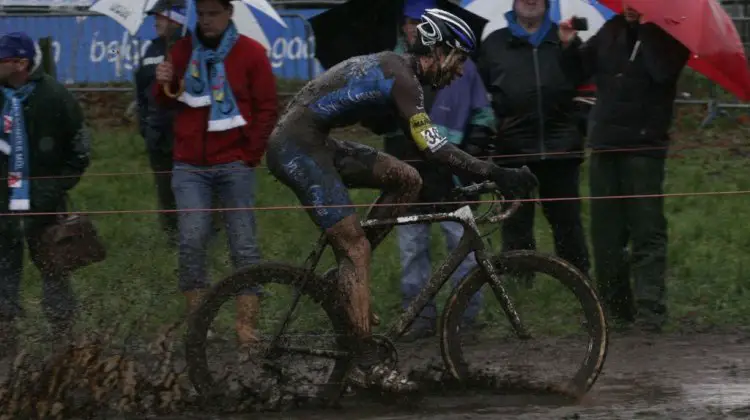 Jan Denuwelaere on his way to winning the GVA Essen © Bart Hazen