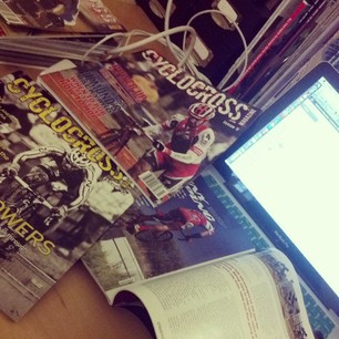 This desk could be your life: apply for an internship with Cyclocross Magazine today!