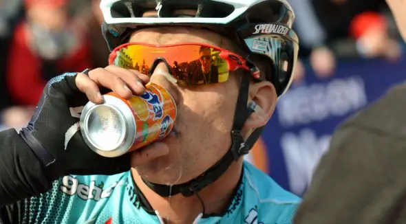 Stybar relaxes pre-Paris-Roubaix. © Paul Burgoine