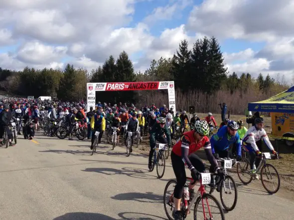 Rain the week prior to the race didn’t deter participants from racing in Paris to Ancaster