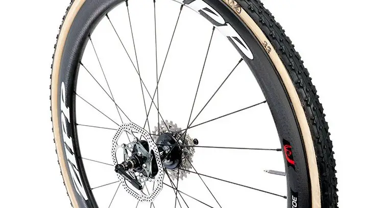 Zipp's new 303 Firecrest disc brake carbon tubular wheelset. photo: Zipp