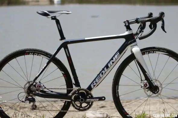 The 2014 Redline Conquest Pro carbon disc brake cyclocross bike. © Cyclocross Magazine