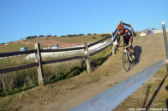 Paxson looked comfortable, but a flat took him out of fifth place contention. © Cyclocross Magazine