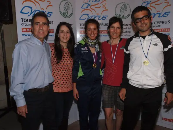 Stage 1 team awards at the Tour of Cyprus © Hesham Sweed