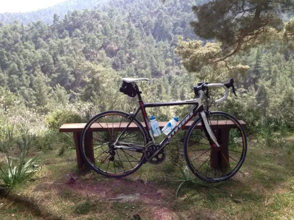 Vardaros's Stevens bike at Agios Georgios Emnen