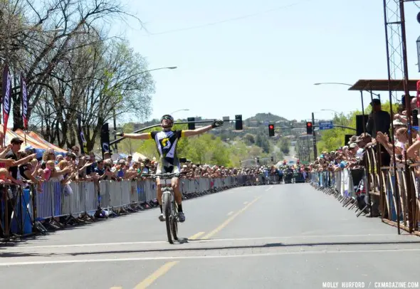 Kabush redeems his weekend with a win at Whiskey 50. © Cyclocross Magazine