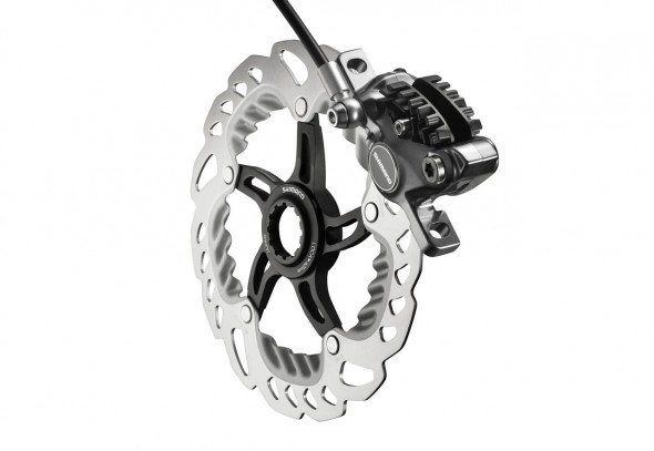 Shimano's new BR-R785 road / cyclocross disc brake with RT99-S IceTech Rotor