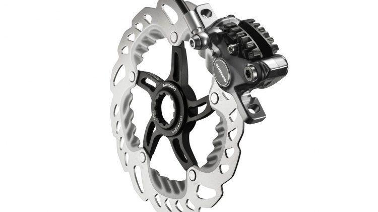 Shimano's new BR-R785 road / cyclocross disc brake with RT99-S IceTech Rotor