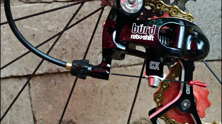 The new Retroshift BURD cyclocross rear derailleur. photo:courtesy