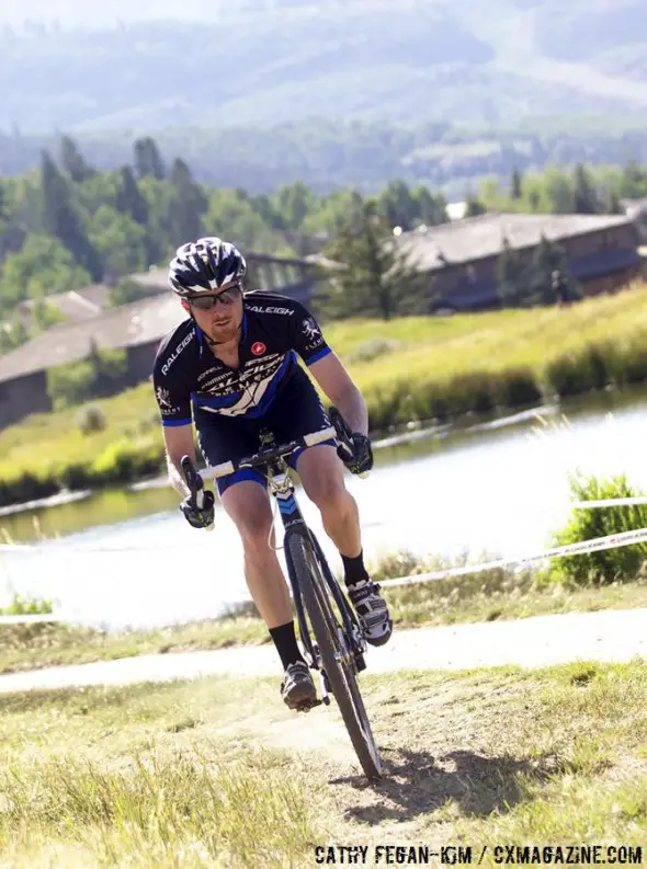 Craig Etheridge improved upon his third place last year to take the win in the singlespeed race. © Cathy Fegan-Kim