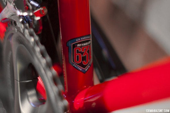 Raleigh uses Reynolds 631 air-hardened steel tubing on the Tamland 2 gravel bike. © Cyclocross Magazine