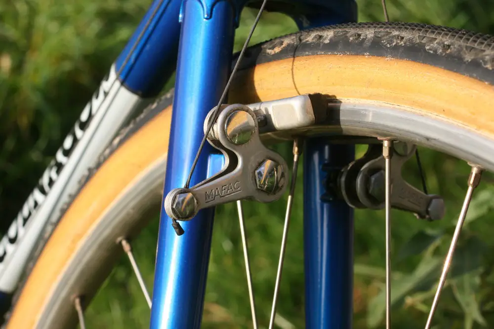 Original wide profile Mafac cantilever brakes not much different