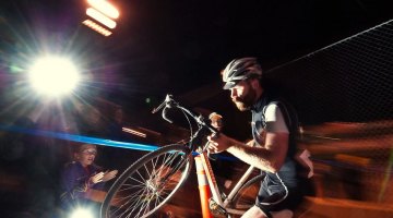 David Couglin charges up the Wallace + Wallace Grandstand Run-Up. © Mark Reimer