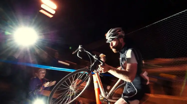 David Couglin charges up the Wallace + Wallace Grandstand Run-Up. © Mark Reimer