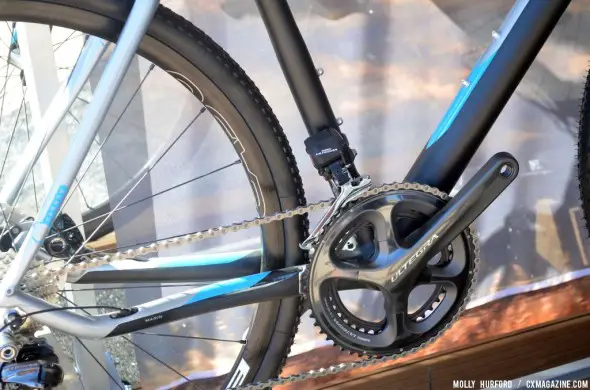 Di2 shifting is the new standard for Shimano-speced high end ’cross bikes. © Cyclocross Magazine