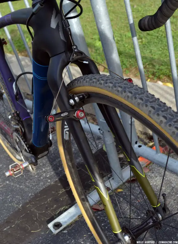 Kemmerer and the C3 team are sticking with canti brakes for this season. © Cyclocross Magazine