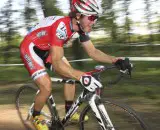 Jake Wells was the fourth American, racing tubeless to finishin 15th. © Cyclocross Magazine