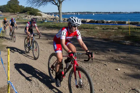 Elle Anderson leading early on. © Todd Prekaski