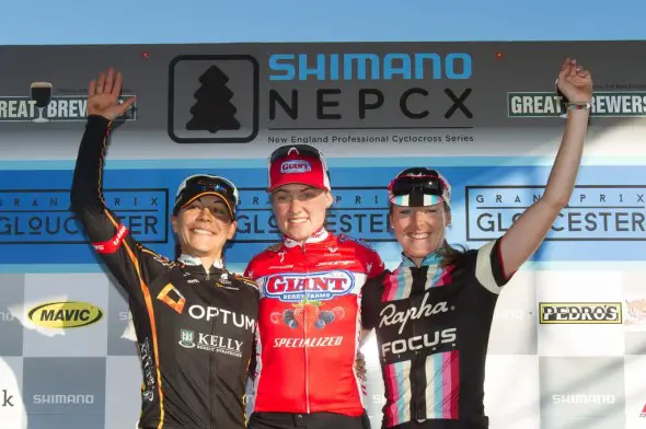 The Day 1 Women's Podium. © Todd Prekaski